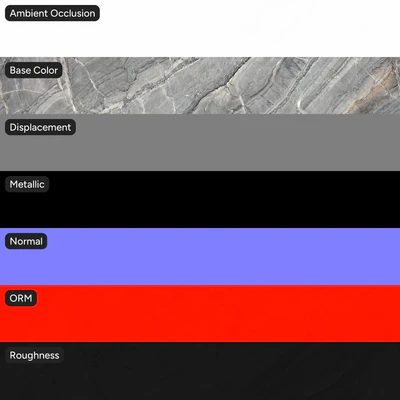 polished marble ceramic slab texture grey — Ver 4