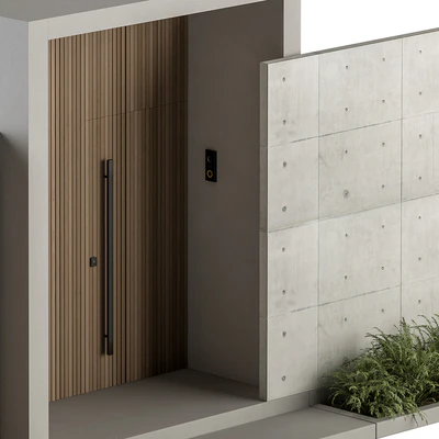 Outdoor Entrance and Fence 05 - Architecture Element — Ver 2