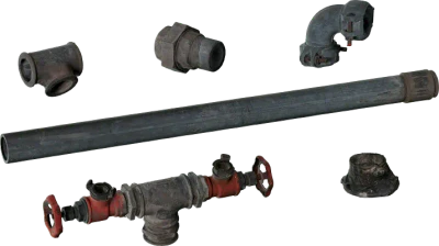 modular metal pipe pack 001 — Descargar