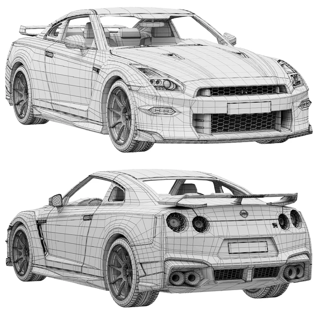Nissan GT-R 2024 — Скачать