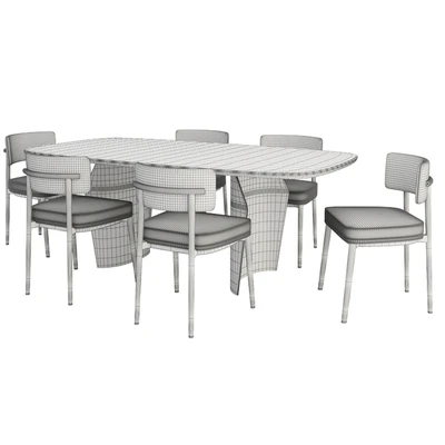 Frank chair and Flame table — Ver 2