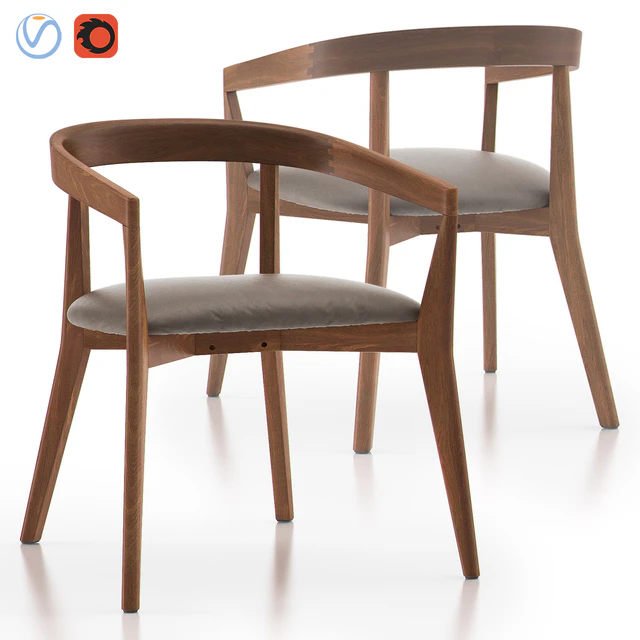 Cullen Shiitake Round Back Dining Chair — Скачать