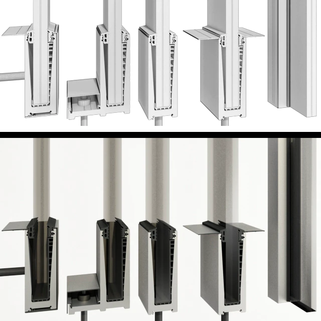 Glass railing high-tech railing / Glass railing handrails — Descargar