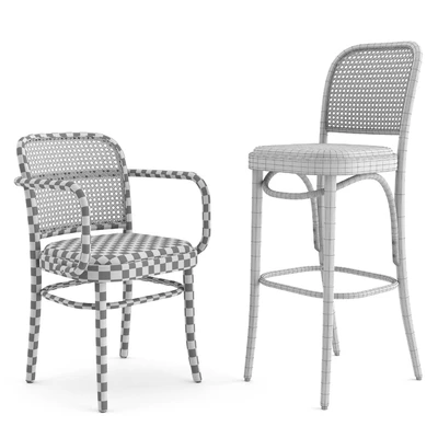 N. 811 Hocker by THONET VIENNA — Вид 2