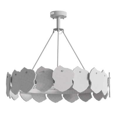 Chandelier Marble Lucretia Marble Round Chandelier 80 cm — Ver 2