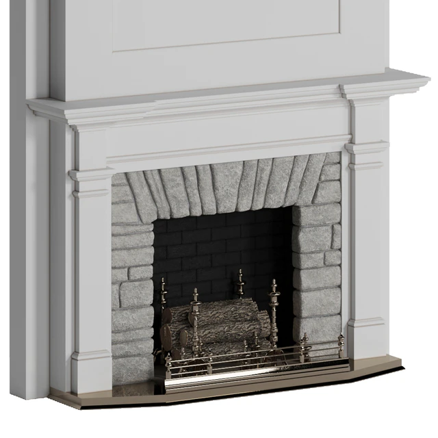 Classic fireplace — Download