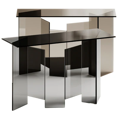 Tonelli Design METROPOLIS Rectangular console table — Ver 1