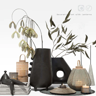 Decorative set with lanterns — Вид 1