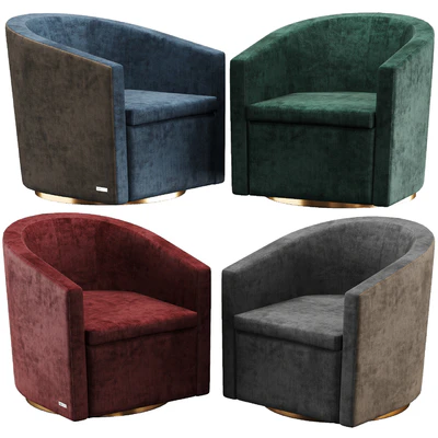 Gamma pretty swivel armchair — Ver 1