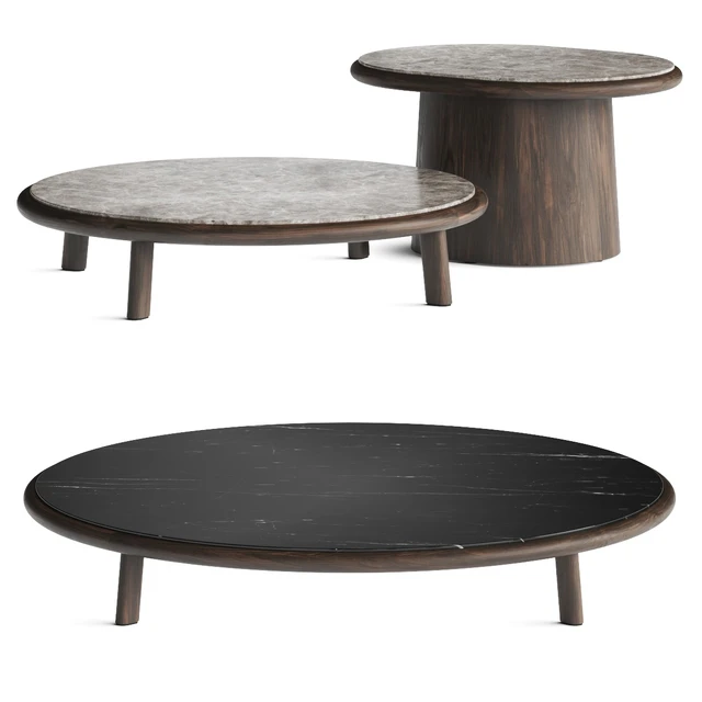 Kettal Giro Coffee Tables — Скачать