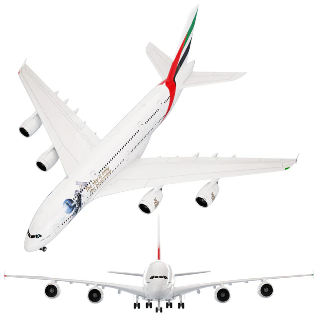 Самолёт Airbus A380-800 — Скачать