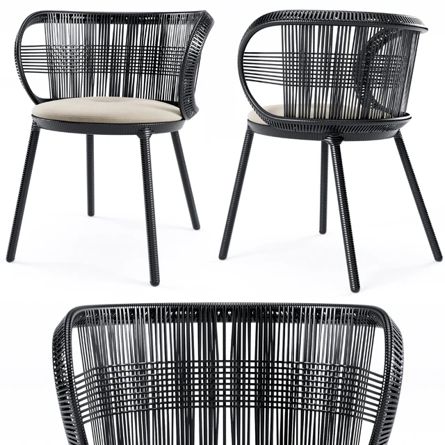 Dedon The Cirql Armchair 4-leg — Скачать