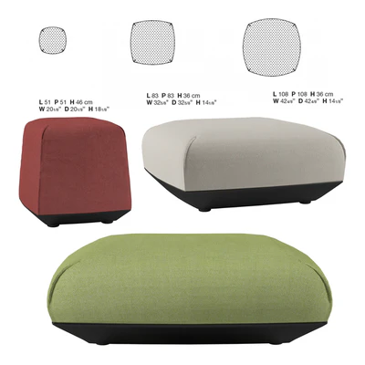 Brioni kristalia pouf — Ver 1