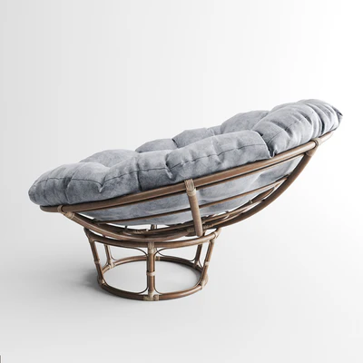 Papasan Taupe Chair — Ver 2