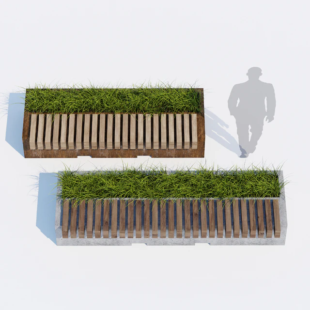 Big green benches — Скачать