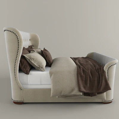 Restoration Hardware Sleigh Churchill Fabric bed — Ver 2