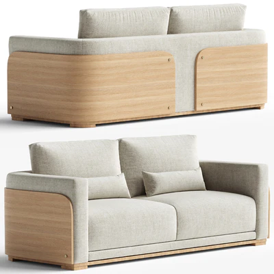 Galapagos Wooden Frame Sofa — Ver 2