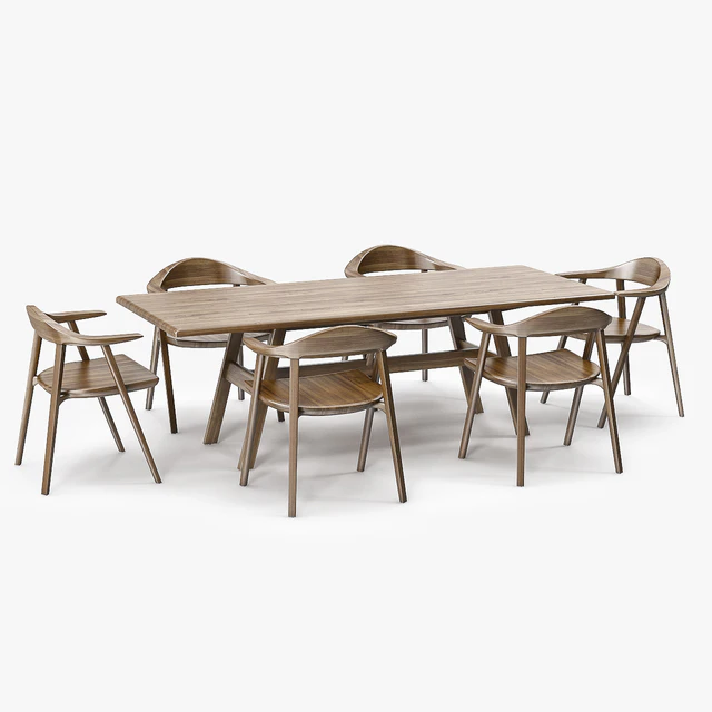 BassamFellows Mantis Side Chair & Kant Table — Descargar
