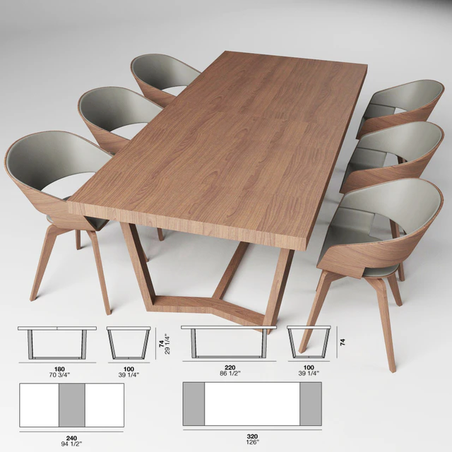 Table + Chair (Alf -CARTESIO 2.0 + COSTANZA) — Descargar