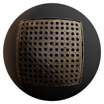 square rusty drain 002 — Descargar