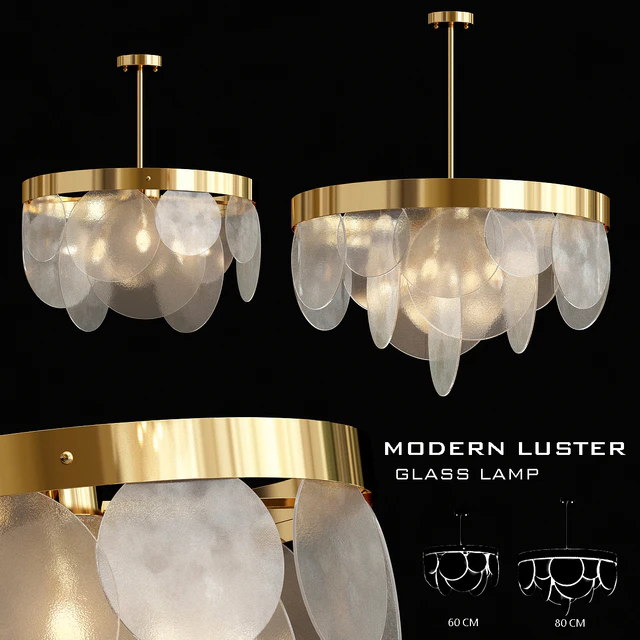Modern glass frozen chandelier — Скачать