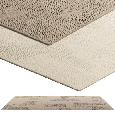 Poliform Trace Rectangular Rug (2 colors) — Ver 1