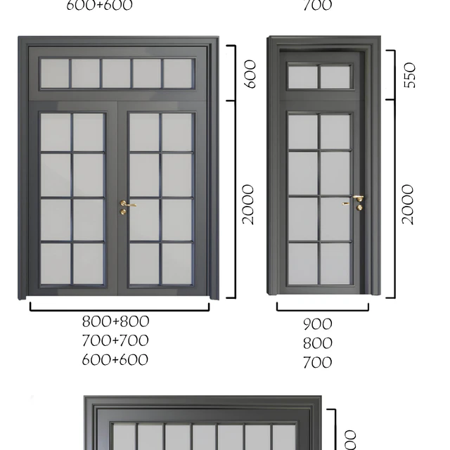 Volhovec Doors collection Paris set 4 — Descargar