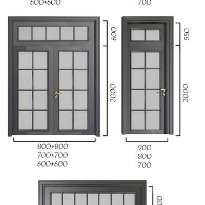 Volhovec Doors collection Paris set 4 — Ver 2