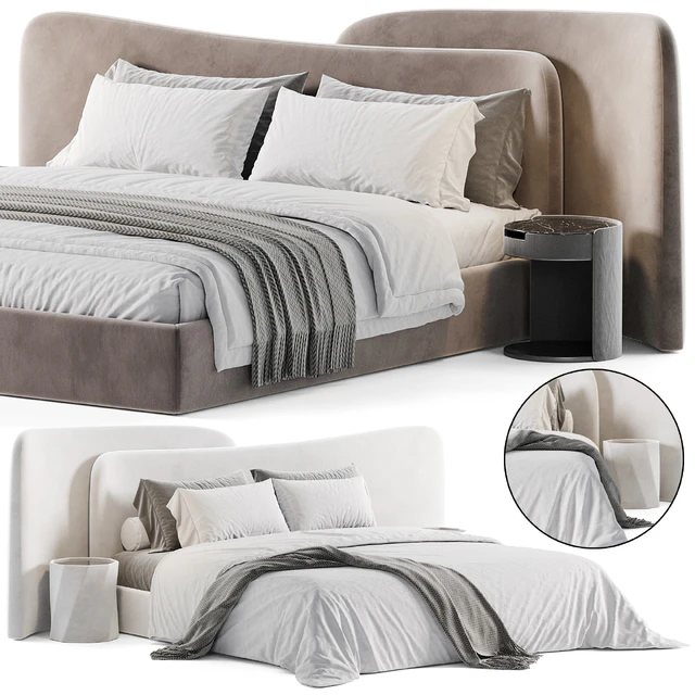Gaspra Modern Bed — Скачать