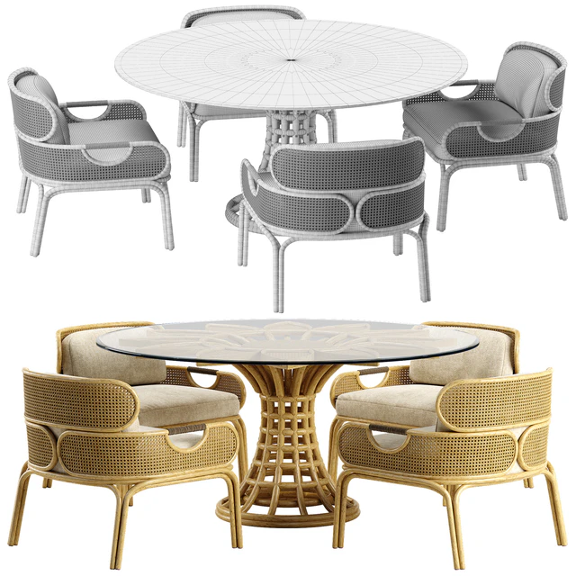 Mcguire Sunflower dining set — Descargar