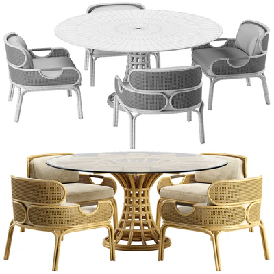 Mcguire Sunflower dining set — Ver 2