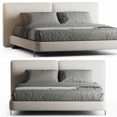 Minotti Tatlin Cover Bed — Ver 2