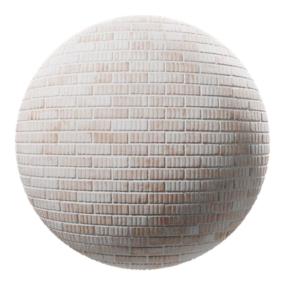 whitewashed grooved running bond brick wall texture — download