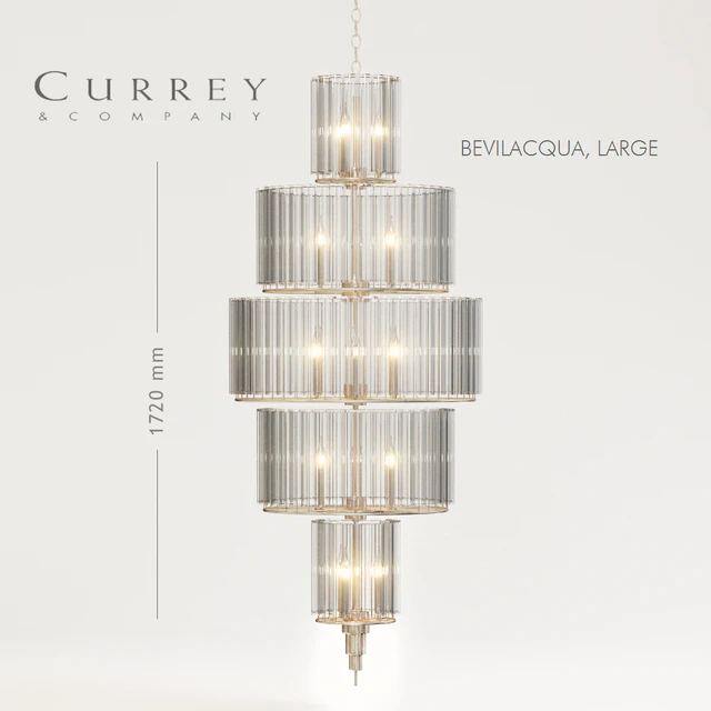 Currey &amp; Compamy BEVILACQUA Medium and Large chandeliers — Descargar