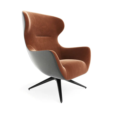 Poliform Mad Joker Revolving Armchair — View 2