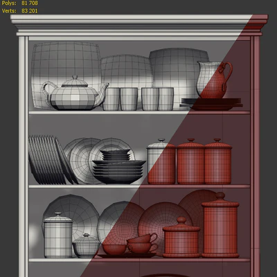 Case showcase hinged Tesoro Aletan — Ver 3