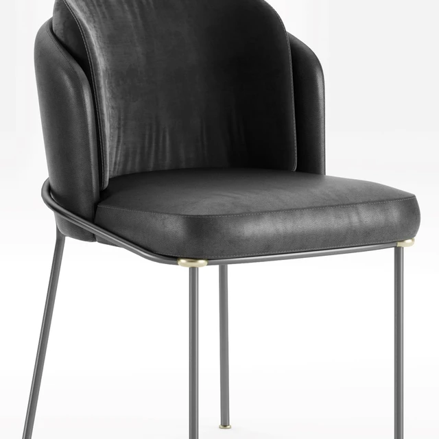 Minotti Fil Noir Dining Chair — Descargar