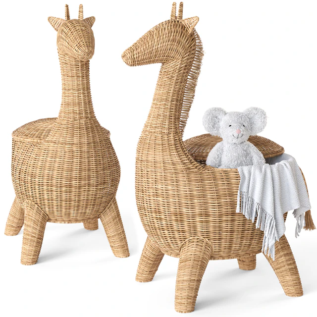 RATTAN ANIMAL BASKET GIRAFFE Restoration Hardware — Descargar