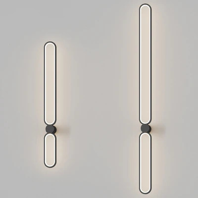 Litfad - Linear Shape Metal Wall Mount Light Sconce — Вид 1