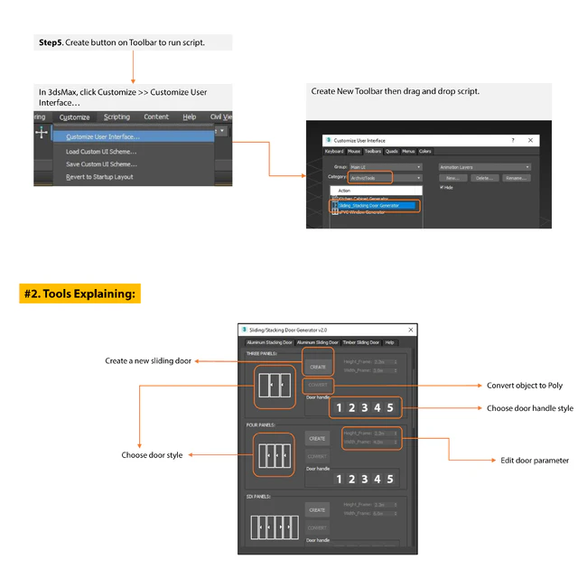 Silding door genarator V2 with 16 style — Скачать
