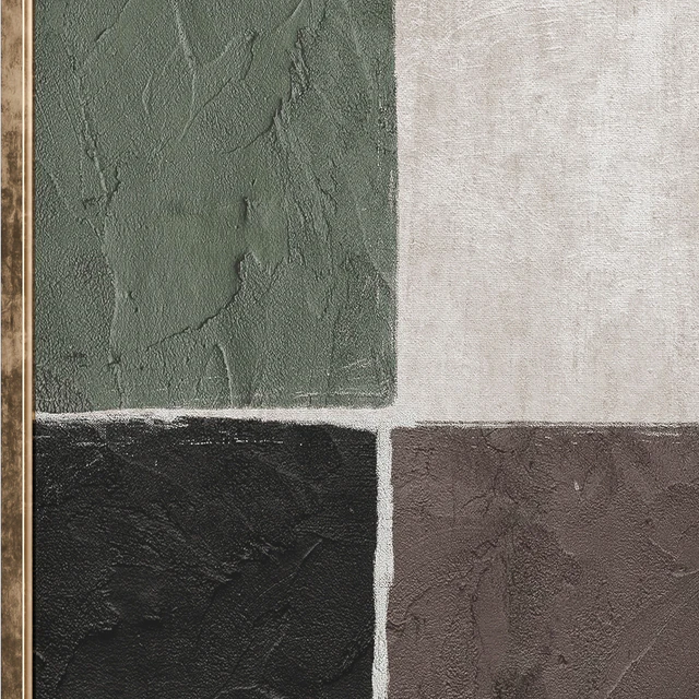 Mid-Century Plaster Textured Wall Art C-597 — Descargar
