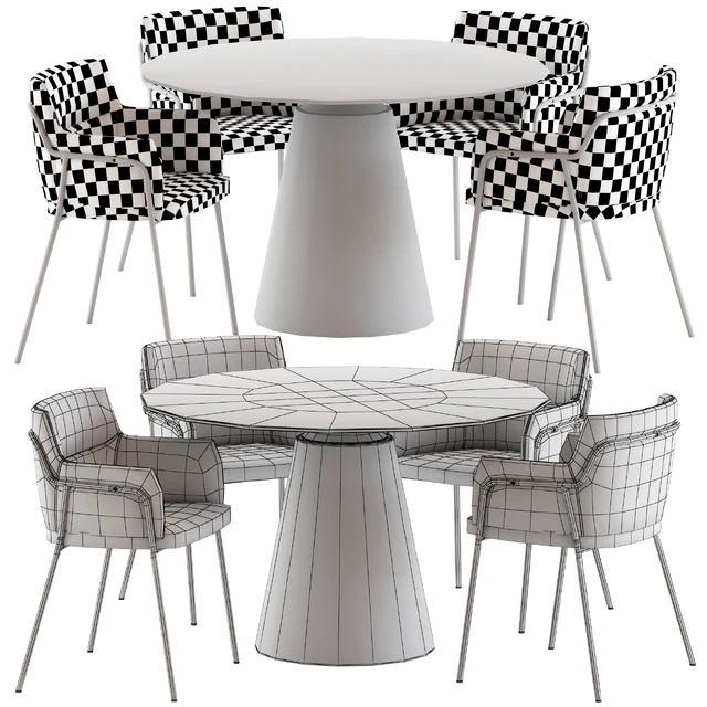 Cult Furniture Harriet Chair and Keys Road Designs Hattie Table — Descargar