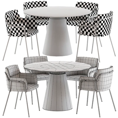 Cult Furniture Harriet Chair and Keys Road Designs Hattie Table — Ver 2