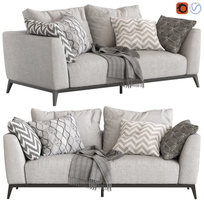 Flou Oliver Sofa type1 — Вид 1