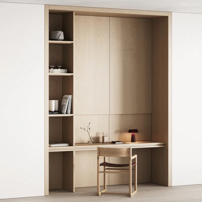 449 office furniture 25 workplace 09 minimal portal niche working zone — Вид 2