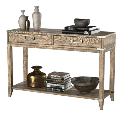 CAYDEN CAMPAIGN 2-DRAWER CONSOLE TABLE — Вид 2