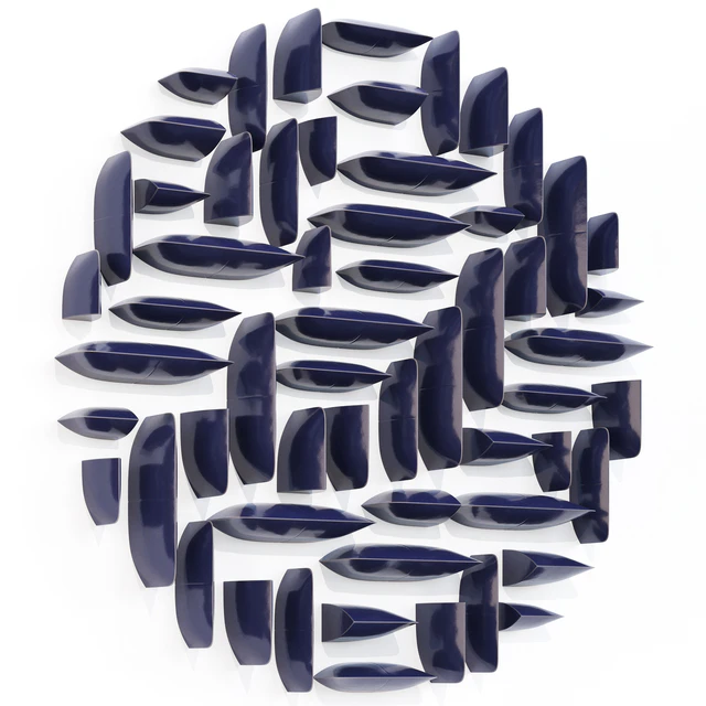Hostler Burrows/Wall Pillows Blue Circle II — Descargar