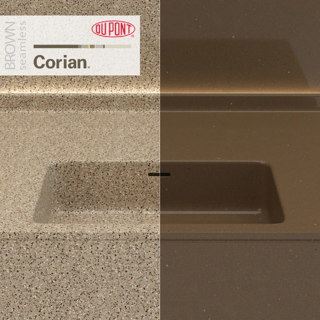 Dupont Corian Kitchen Countertops Brown 6 — Descargar