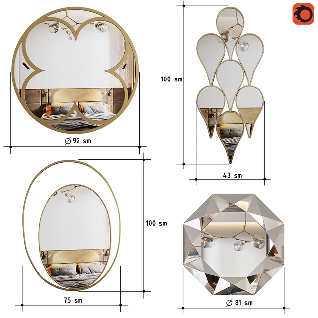 Зеркала Garda Decor — Скачать