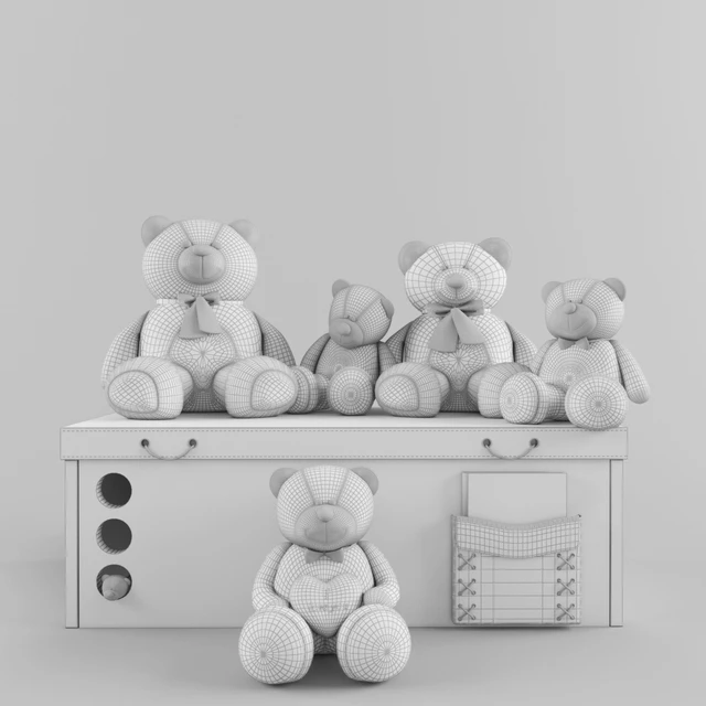 play set with bears — Descargar